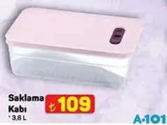 SAKLAMA KABI 3.8 L fiyat ve kampanya bilgisi